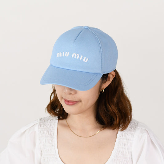 MIU MIU ドリルベースボールCAP