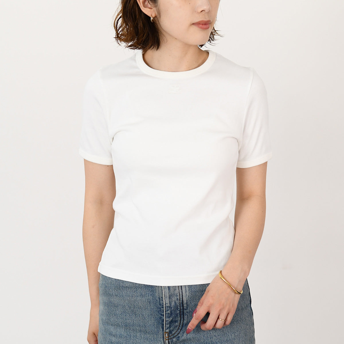 Courreges Signature Contrast T-shirt 