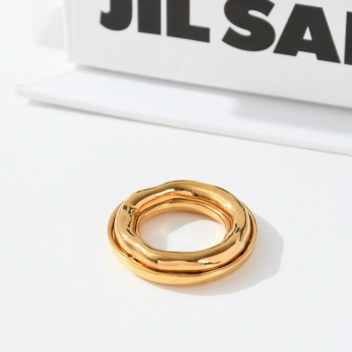 JIL SANDER BRASS RING 