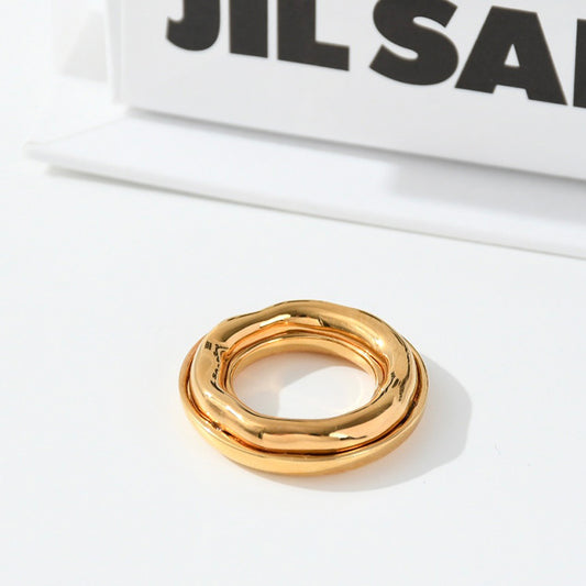 JIL SANDER BRASS RING 