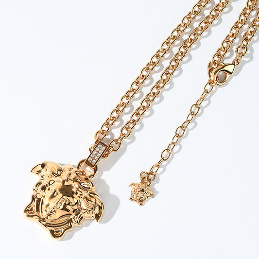 VERSACE クリスタル ラ メドゥーサ ネックレス