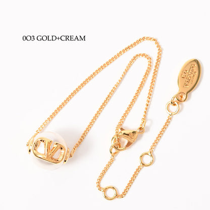 VALENTINO Vロゴ シグネチャー パールブレスレット
