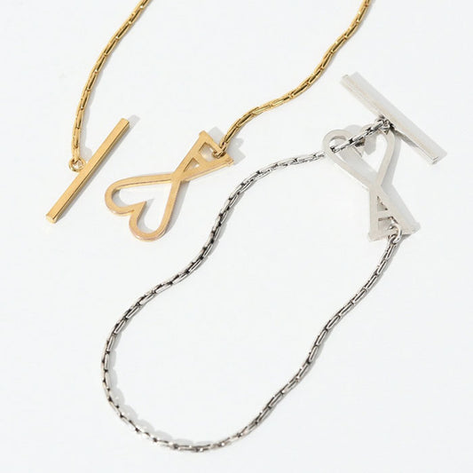 AMI PARIS AMI DE COEUR チェーンブレスレット