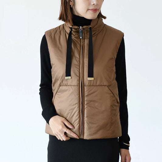 Max Mara The Cube GREENVEST グリーンヴェスト テクニカル キャンバス ショート ジレ