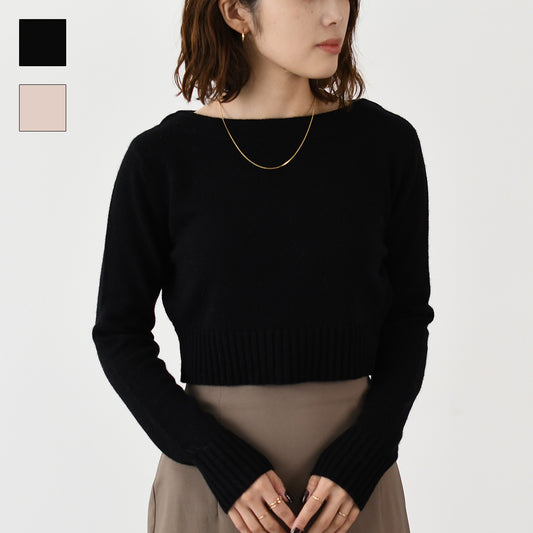 Max Mara ANGRI ウールカシミアクロップドニット