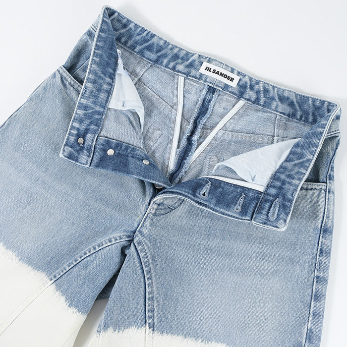JILSANDER ブリーチウォッシュ デニムパンツ
