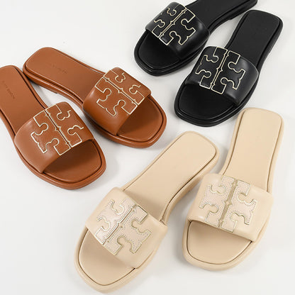 TORY BURCH DOUBLE T SPORT スライドサンダル