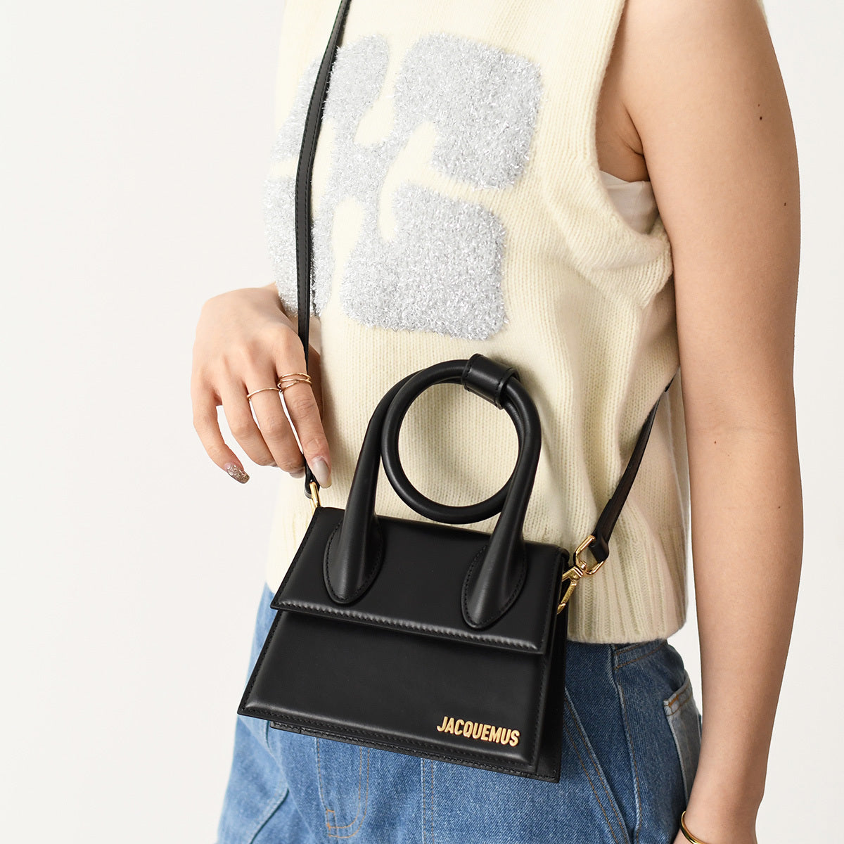 JACQUEMUS LE CHIQUITO ノット ハンドバッグ