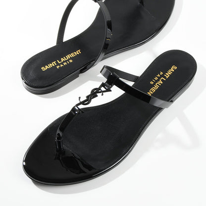 SAINT LAURENT カサンドラ スライド パテントレザー