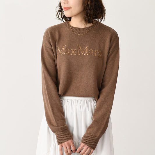 S Max Mara KASSEL カッセル ウール カシミヤ ロゴ ニット