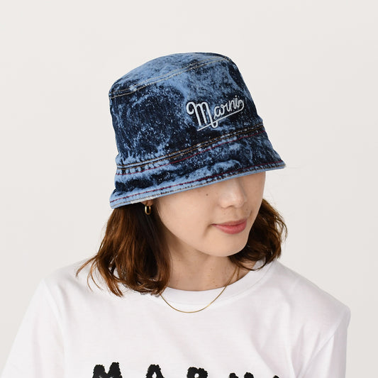 MARNI マーブルダイデニムバケットハット