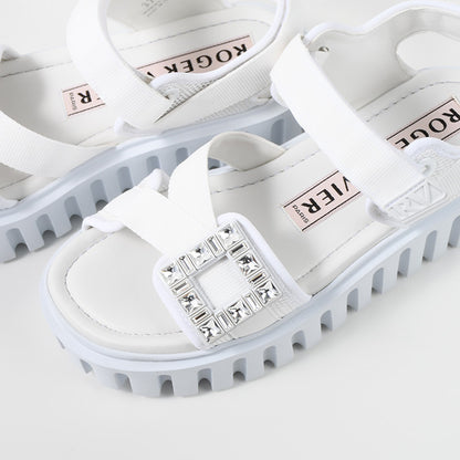 Roger Vivier ヴィヴ ゴーシック バックル サンダル