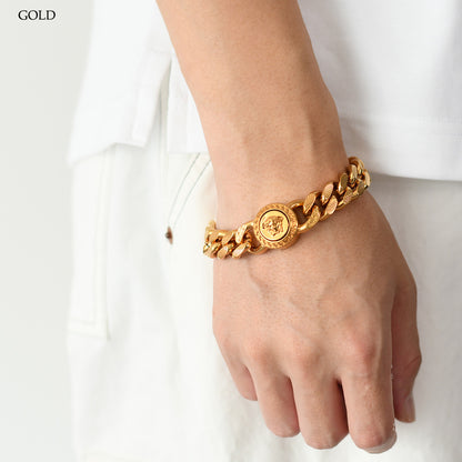 VERSACE メデューサ チェーンブレスレット