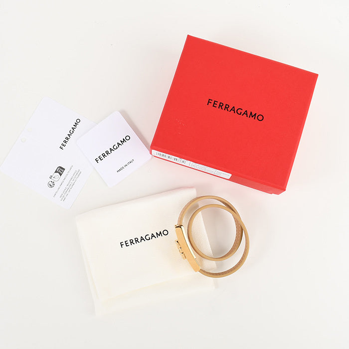 FERRAGAMO 간치니 팔찌 BR HUG SMALL 