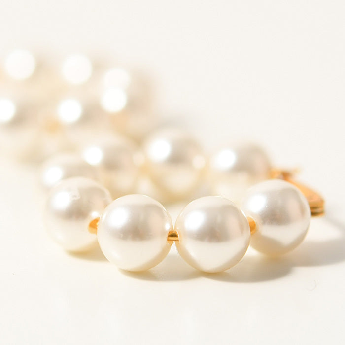 TORY BURCH Kira Pearl Hoop Earrings 