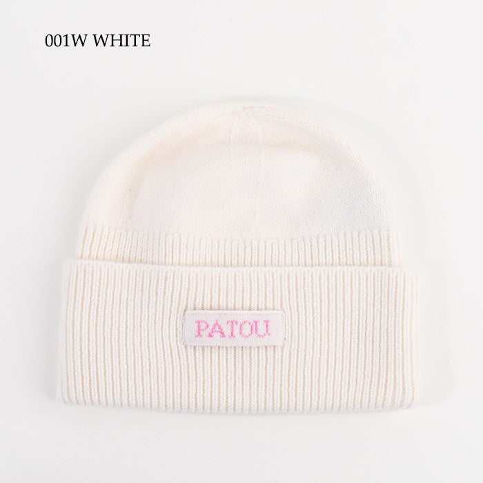 PATOU サステナブルウール＆カシミヤ ビーニー