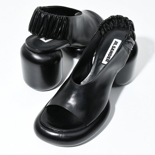JILSANDER 블록힐 하이 샌들 