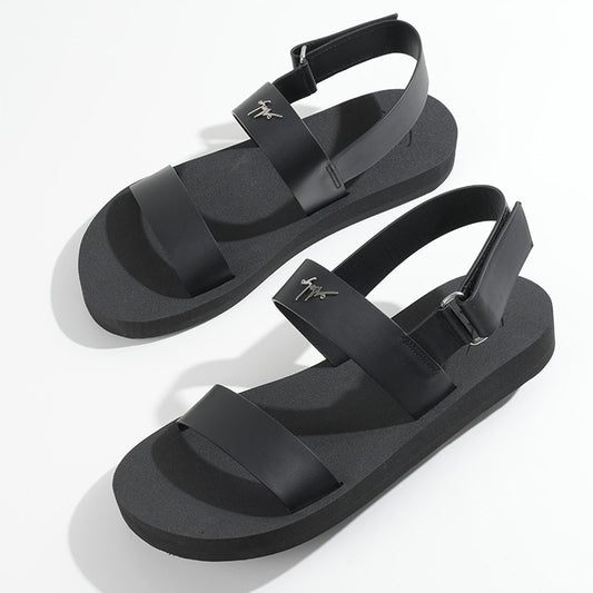 GIUSEPPE ZANOTTI leather sandals 
