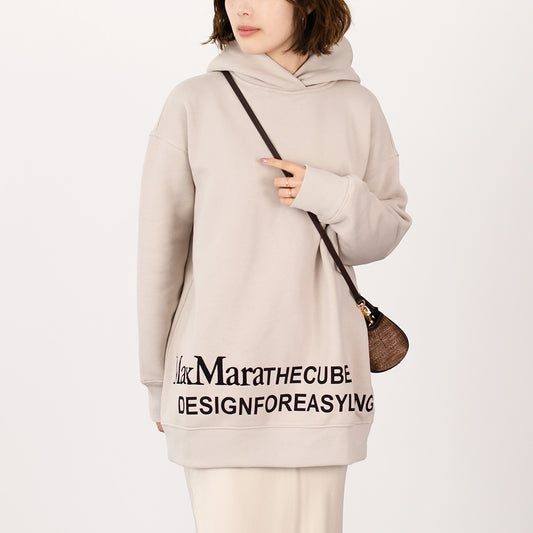 S Max Mara FELPA フェルパ コットン ジャージー ロゴ スウェット