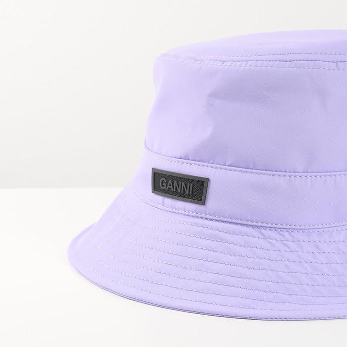 GANNI 로고 Bucket Hat 