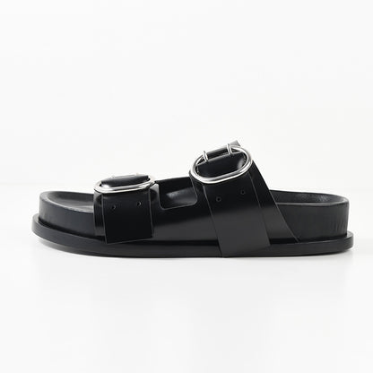 JILSANDER バックルストラップ レザー サンダル