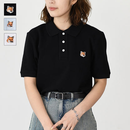 MAISON KITSUNE フォックスヘッド パッチ レギュラー ポロ