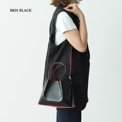 CHRISTIAN LOUBOUTIN Cabarock パテントレザー ミニ