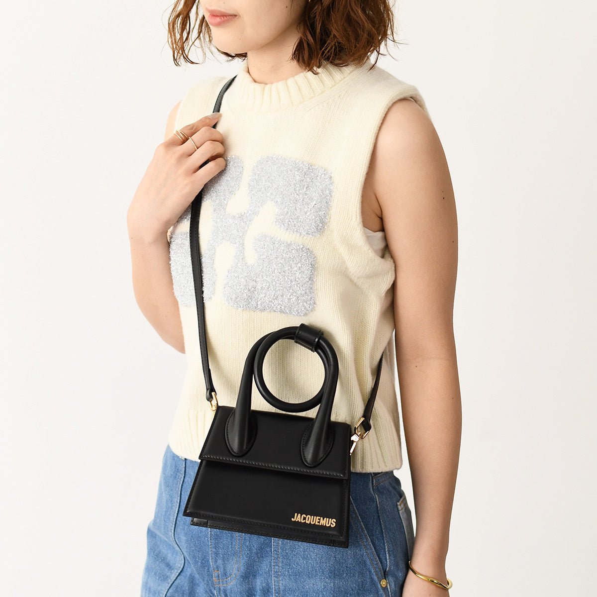JACQUEMUS LE CHIQUITO ノット ハンドバッグ