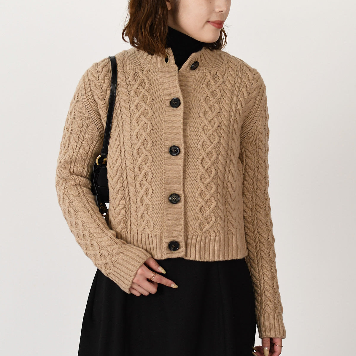 Weekend Max Mara AFOSI アフォージ ケーブル ニット ウール カーディガン
