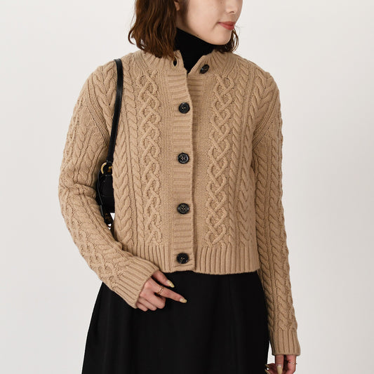 Weekend Max Mara AFOSI アフォージ ケーブル ニット ウール カーディガン