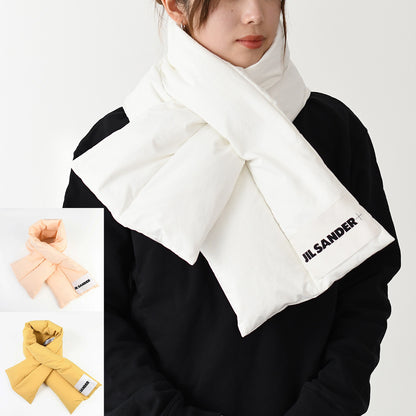 JILSANDER ロゴ ダウンマフラー