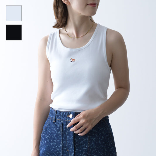 MAISON KITSUNE ベイビーフォックス リブ タンクトップ