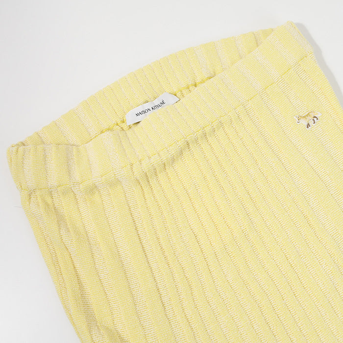MAISON KITSUNE ベイビーフォックス リブ スカート