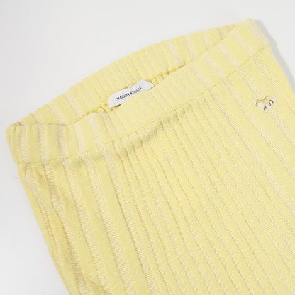 MAISON KITSUNE ベイビーフォックス リブ スカート