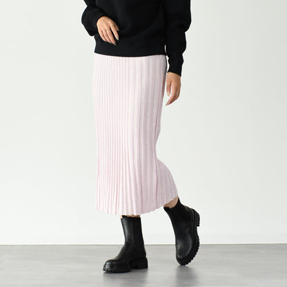 MAISON KITSUNE ベイビーフォックス リブ スカート