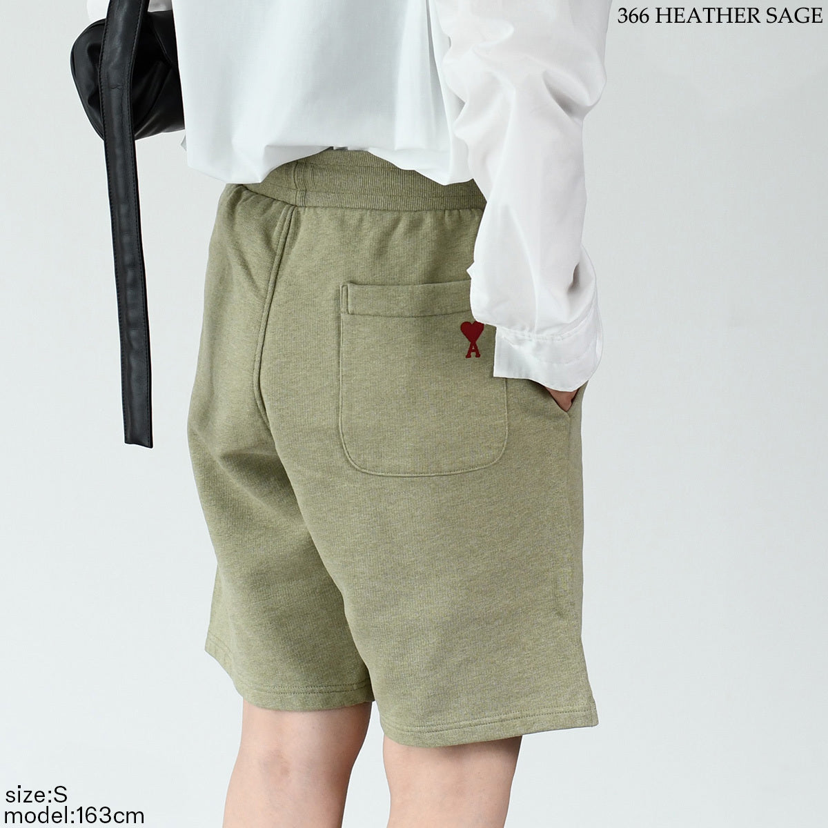AMI PARIS  コットンフリース ショートパンツ