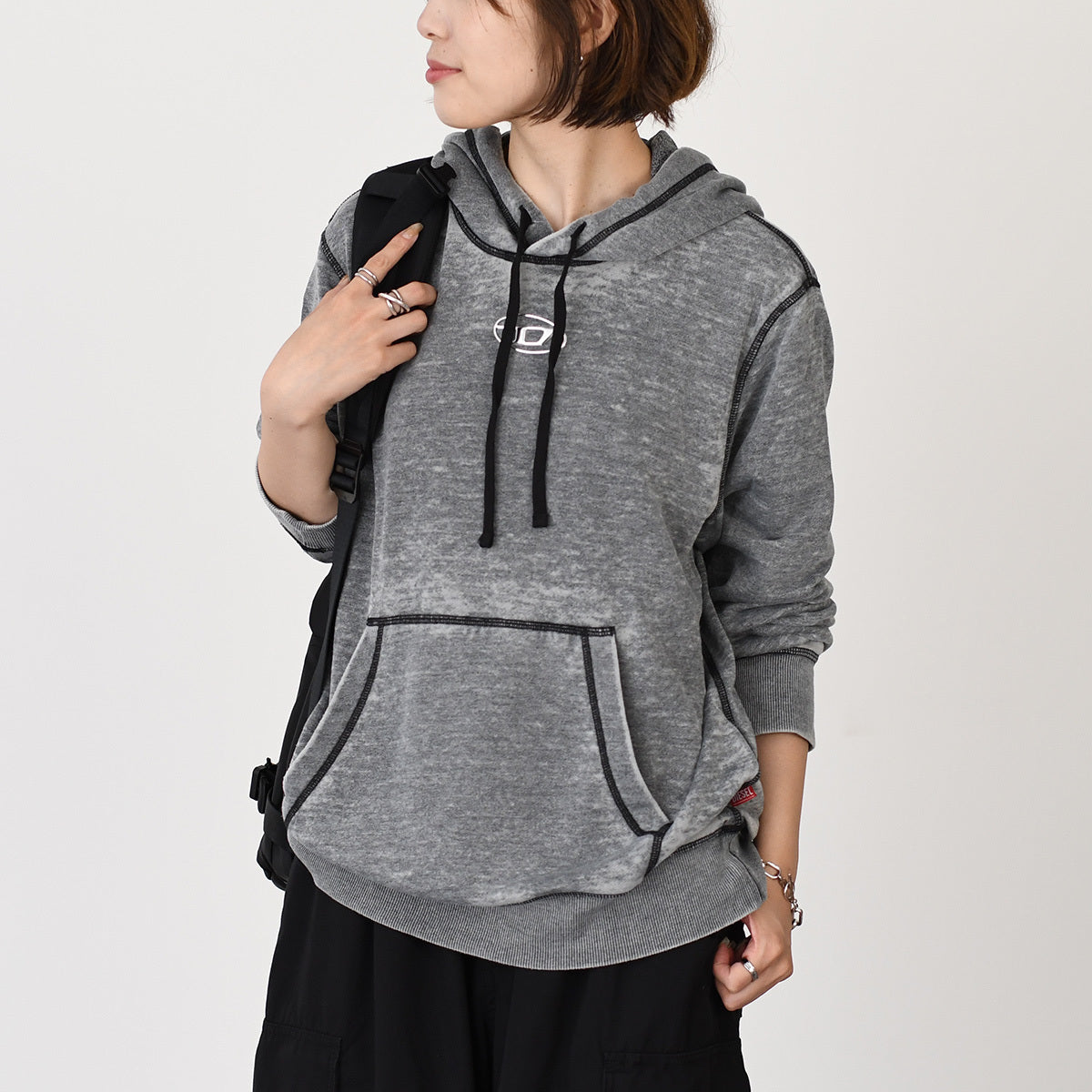 DIESEL ディーゼル S-GINN-HOOD-PAK プルオーバーパーカー レギュラーフィット