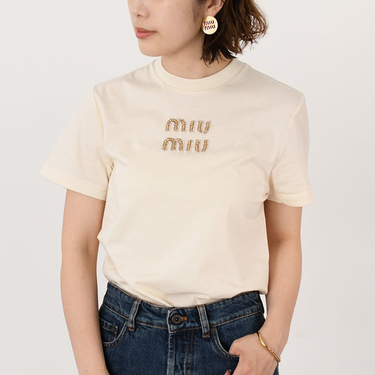 MIU MIU ミュウミュウ ジャージー Tシャツ
