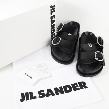 JILSANDER バックルストラップ レザー サンダル