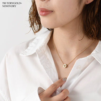TORY BURCH Kira Enamel Pendant Necklace 