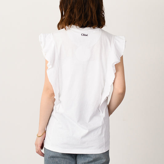 CHLOE ruffle tank top 
