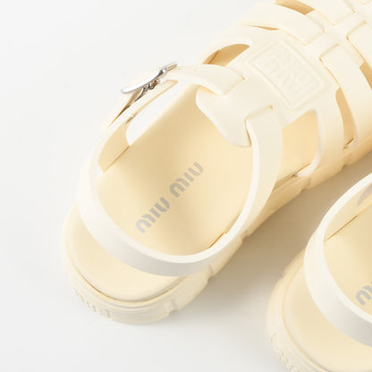 MIU MIU EVA プラットフォーム ケージサンダル
