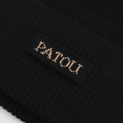 PATOU サステナブルウール＆カシミヤ ビーニー