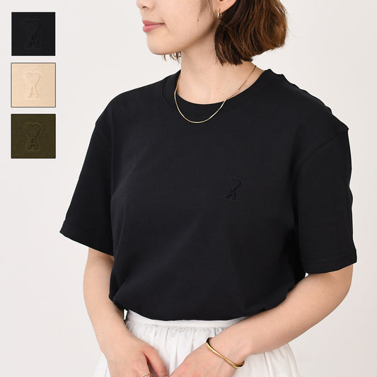 AMI PARIS Ami de Coeur ヘビージャージー Tシャツ クラシックフィット