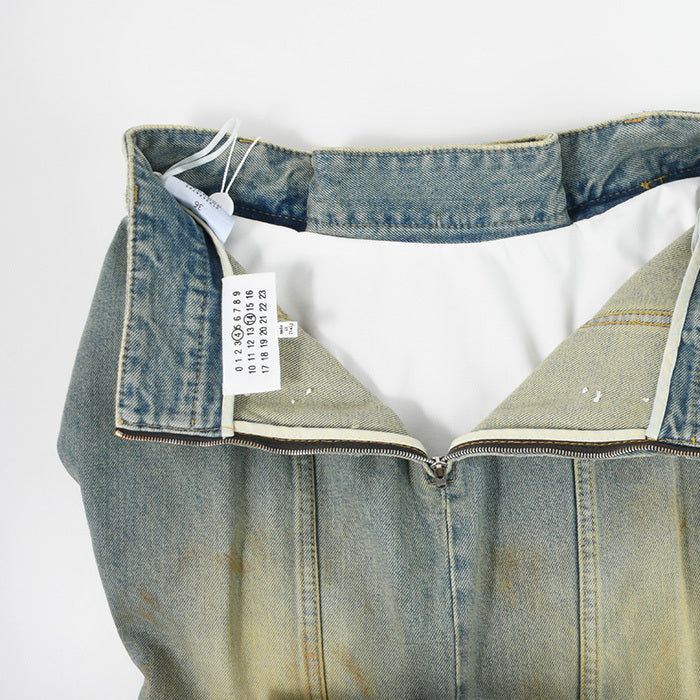 MAISON MARGIELA エフェクト ミディデニムスカート