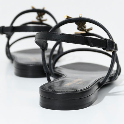 SAINT LAURENT Cassandra flat sandals 