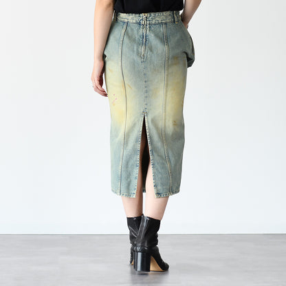 MAISON MARGIELA エフェクト ミディデニムスカート