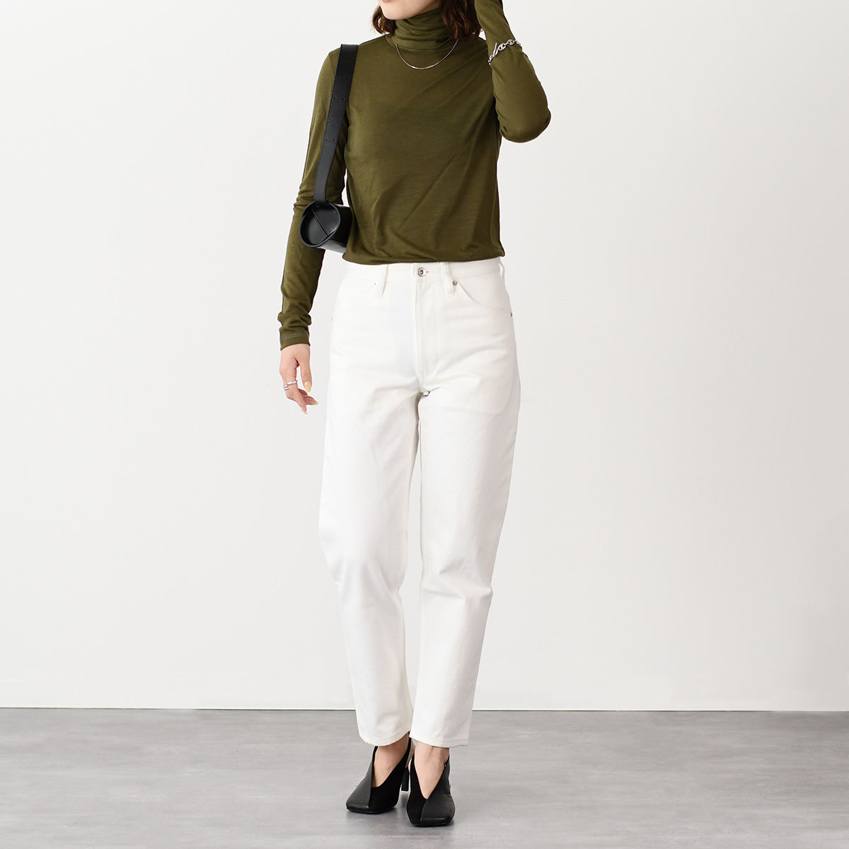 JILSANDER Twisted denim pants 
