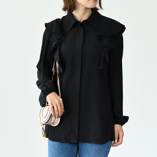 CHLOE ラッフルブラウス