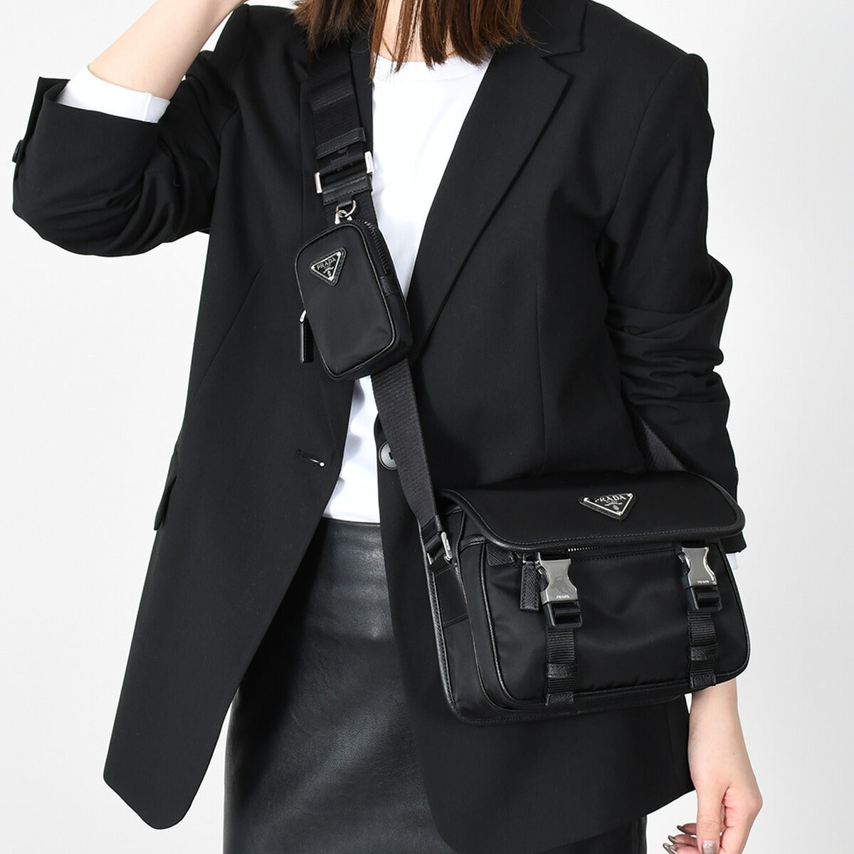 PRADA ショルダーバッグ ボディバッグ 2VD034 2DMH リサイクルナイロン